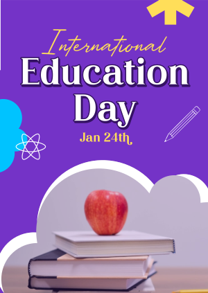 Education Day Learning Poster Image Preview