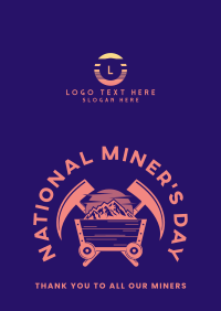 Miners Day Celebration Poster Image Preview