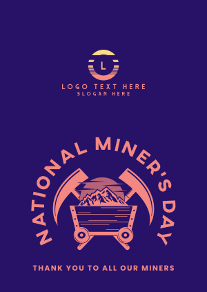Miners Day Celebration Poster Image Preview