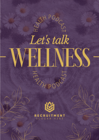 Wellness Podcast Poster Image Preview