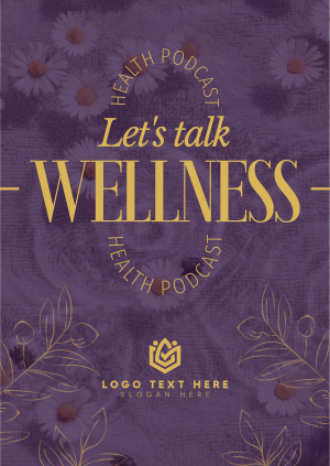 Wellness Podcast Poster Image Preview