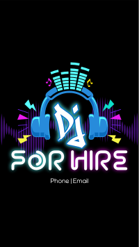 DJ for Hire TikTok video Image Preview