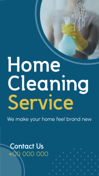 Quality Cleaning Service Facebook story Image Preview