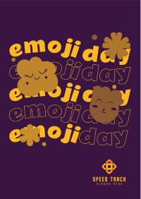 Emojis & Flowers Flyer Image Preview