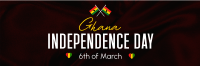 Ghana Independence Day Twitter Header Design