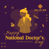 Doctors' Day Celebration Instagram Post Design
