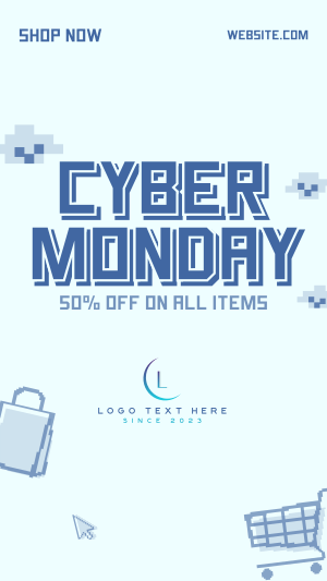 Pixel Cyber Monday Facebook story Image Preview