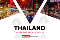 Thailand Travel Package Pinterest Cover Design