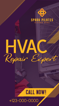 HVAC Repair Expert Facebook Story Design