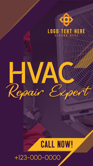 HVAC Repair Expert Facebook story Image Preview