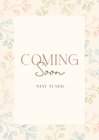 Floral Stationery Poster Image Preview