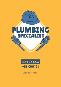 Plumbing Specialist Poster Design