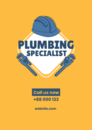 Plumbing Specialist Poster Image Preview