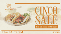 Cinco De Mayo Food Promo Facebook Event Cover Image Preview