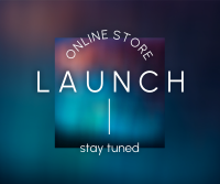 Online Store Launch Facebook Post Design