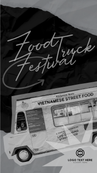 Food Truck Festival YouTube Short Design