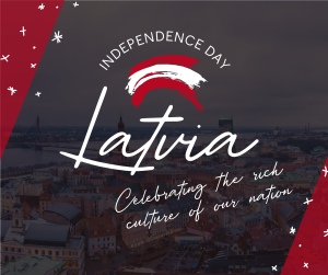 Latvia Independence Day Facebook post Image Preview