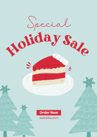 Special Holiday Cake Sale Poster Image Preview