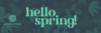 Spring Patches Twitter Header Design