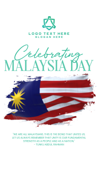 Malaysia Flag Independence TikTok video Image Preview