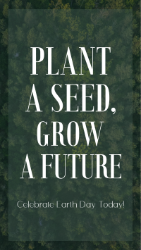 Plant Seed Grow Future Earth TikTok video Image Preview