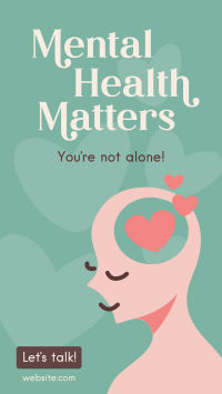 You're Not Alone Instagram Story Design
