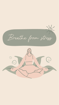 Breathe From Stress Instagram reel Image Preview