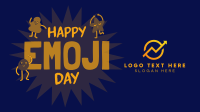 Happy Emoji Day Facebook Event Cover Design