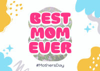 Mother's Day Doodle Postcard Design
