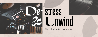 Relaxing Disc Playlist Facebook cover Image Preview