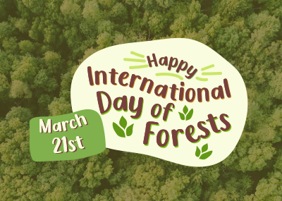 International Day of Forests  Postcard Image Preview