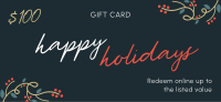 Holiday Season Greeting Gift Certificate Design