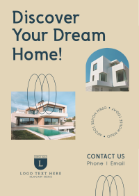 Your Dream Home Poster Design