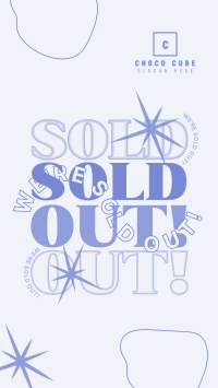 Just Sold Out Facebook Story Design