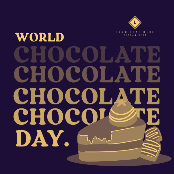 Chocolate Special Day Instagram post | BrandCrowd Instagram post Maker