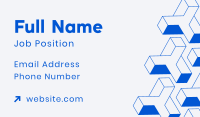 Modern Isometric Business Card Preview