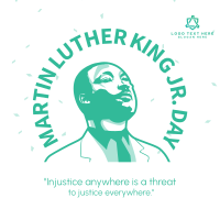 Martin Luther Day Celebration Instagram Post Design