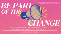 Cute Womens Day Forum Animation Preview