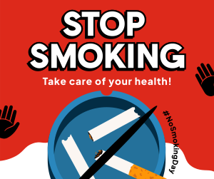 Smoking Habit Prevention Facebook post Image Preview