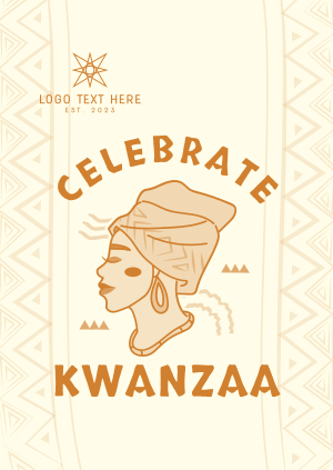 Kwanzaa African Woman Poster Image Preview