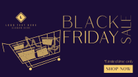 Black Friday Splurging Facebook Event Cover Design