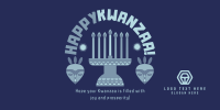 Kwanzaa Badge Twitter Post Design