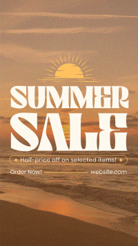 Sunny Summer Sale Instagram Story Design
