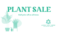 Quirky Plant Sale Facebook Event Cover Design
