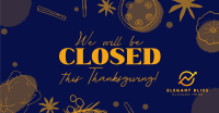 We're Closed this Thanksgiving Facebook Ad Design