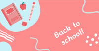 Cute Back to School Facebook Ad Design