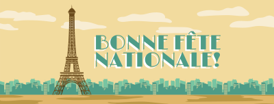 Bonne Fête! Facebook cover Image Preview