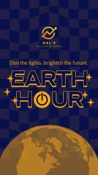 Earth Hour Retro Instagram reel Image Preview
