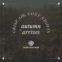 Autumn Arrives Quote Instagram post Image Preview