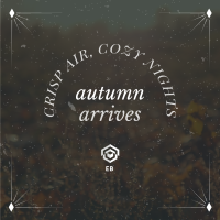 Autumn Arrives Quote Instagram Post Design